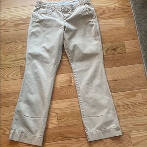 Beige Casual Pants